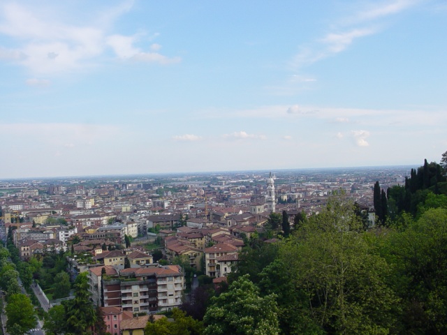 La citta'bassa vista da quella alta