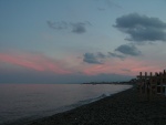 Tramonto in spiaggia