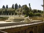 Palazzo Pitti: vista del giardino di Boboli