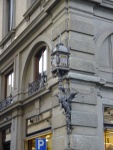 Particolare di un palazzo del centro