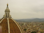 Campanile di Giotto: vista con cupola Duomo