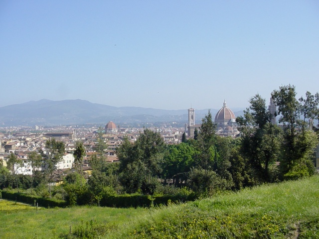 Vista dal giardino di Boboli