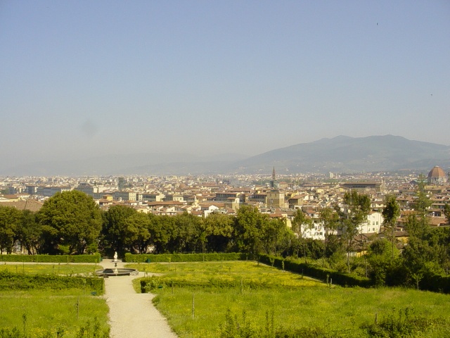 Vista dal giardino di Boboli