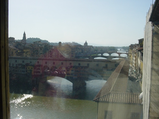 Uffizi: vista dell'Arno