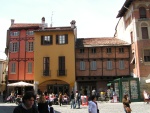 Veduta della piazzetta antistante la chiesa di S.Fedele