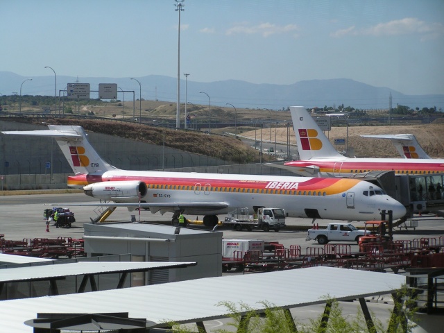 Aerei al Terminal 4 (Iberia)