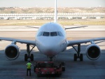 Aereo durante i preparativi per il decollo