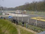 Curva del circuito Junior, in prossimita' della variante Ascari