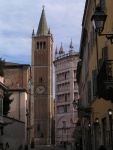 Campanile della Cattedrale e parte del Battistero