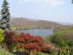 Il Lago Sirio, dalla riva di Montalto Dora