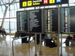 Aeroporto di Madrid con display in Tilt