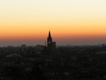 Verona al tramonto dal teatro romano